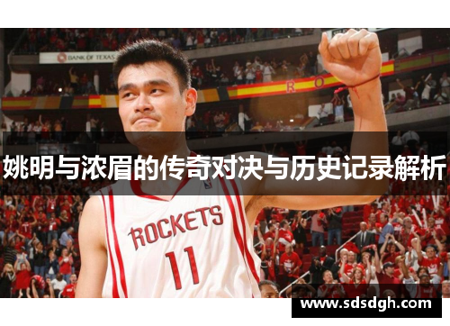 姚明与浓眉的传奇对决与历史记录解析